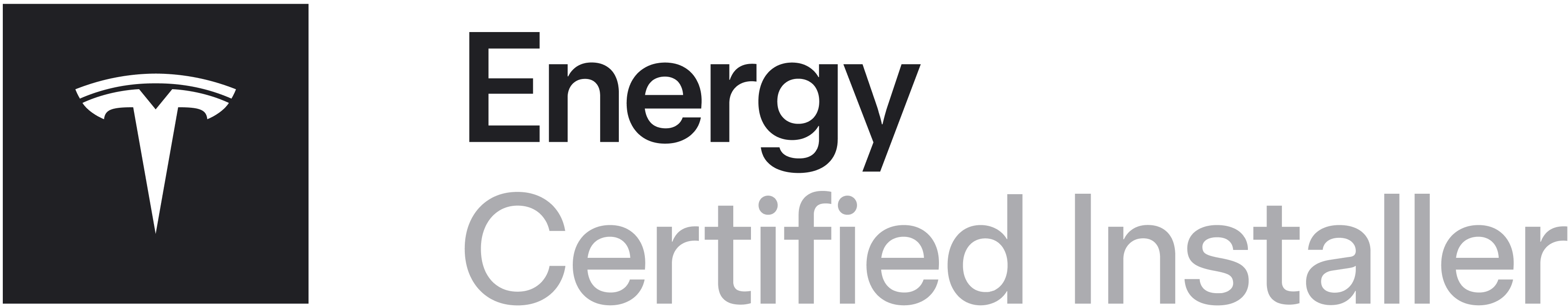 Logo Tesla Energy Certified Installer